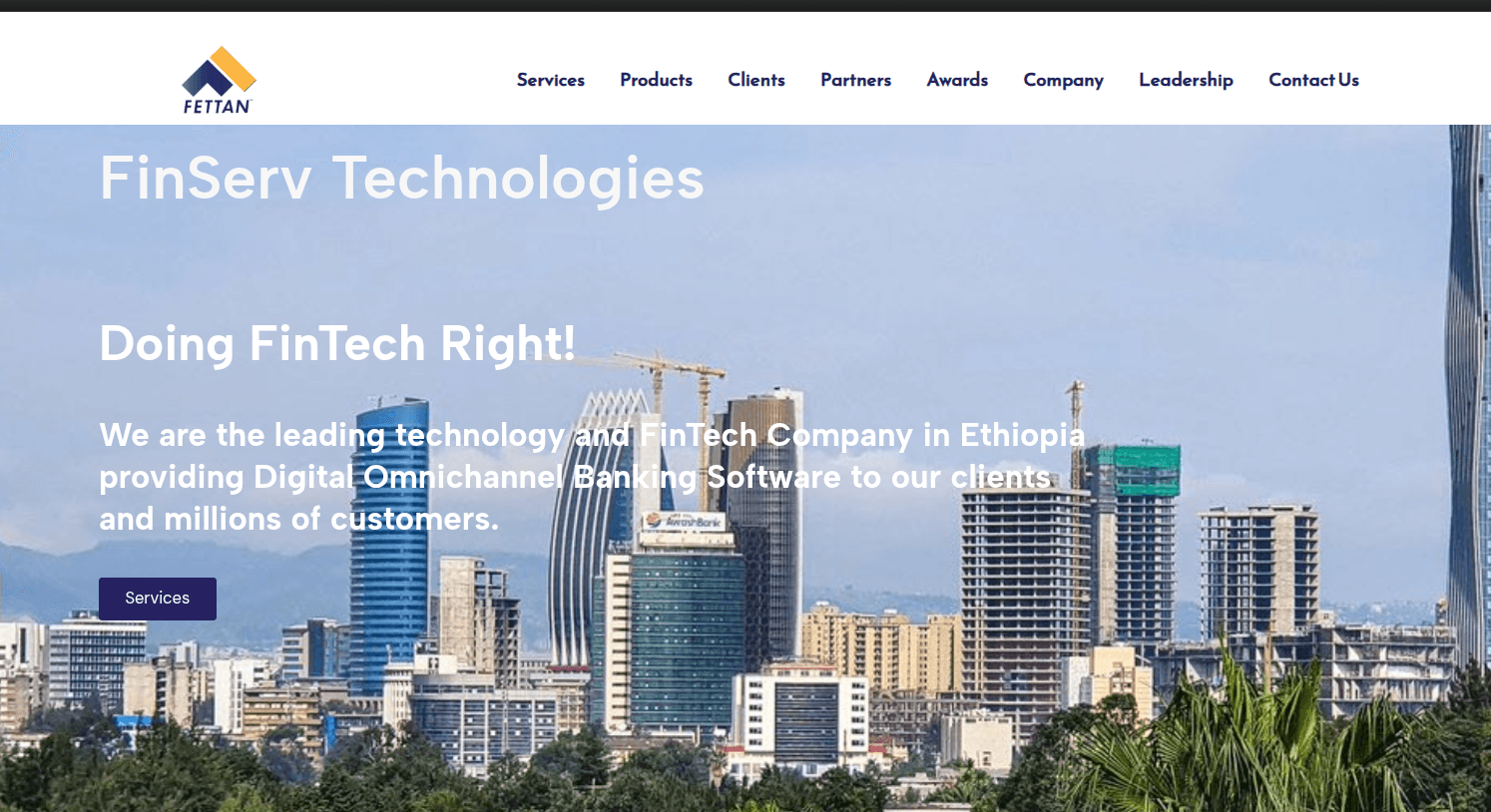 FinServ Technologies  main Website